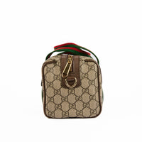 GUCCI - Sac à main Mini Boston toile GG Guccissima beige - Handbag