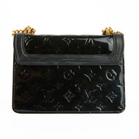 LOUIS VUITTON - Sac bandoulière Wynwood cuir Monogram vernis noir - Handbag