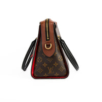 LOUIS VUITTON - Sac à main Tuileries toile Monogram cuir marron - Handbag