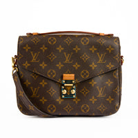 LOUIS VUITTON - Sac à main Métis toile Monogram marron - Handbag