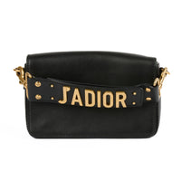 DIOR - Sac bandoulière J'adior Top Handle cuir noir - Handbag