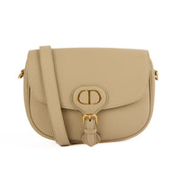 DIOR - Sac bandoulière Bobby Medium cuir beige - Handbag