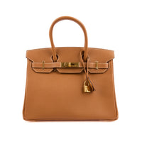 HERMES - Sac à main Birkin 30 cuir Epsom Gold - Handbag