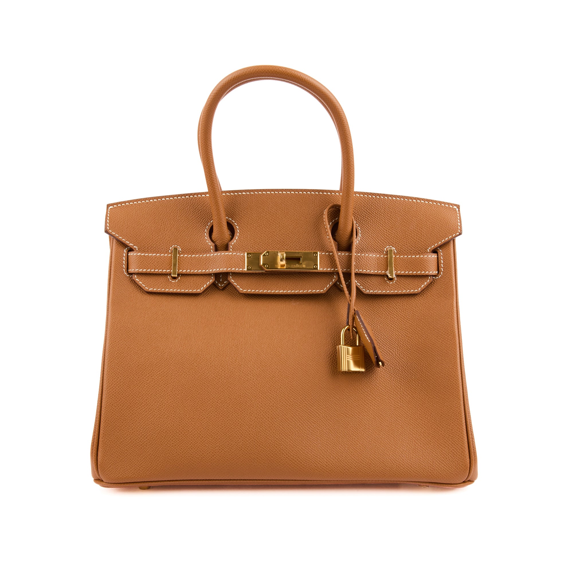 HERMES - Sac à main Birkin 30 cuir Epsom Gold - Handbag