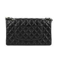 CHANEL - Sac bandoulière Timeless Classique 11.12 cuir caviar noir - Handbag
