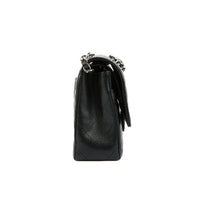 CHANEL - Sac bandoulière Timeless Classique 11.12 cuir caviar noir - Handbag