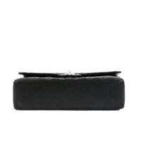 CHANEL - Sac bandoulière Timeless Classique 11.12 cuir caviar noir - Handbag