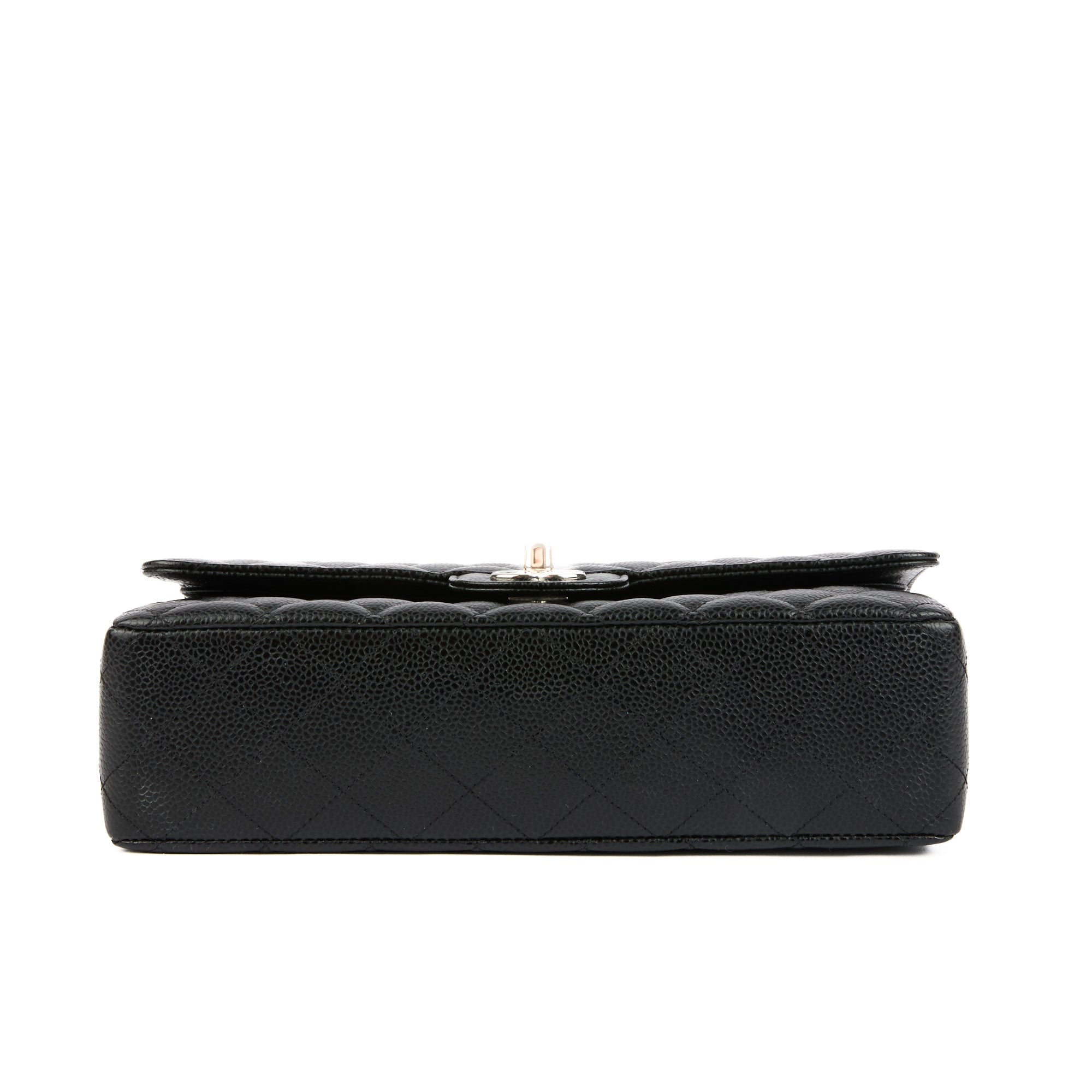 CHANEL - Sac bandoulière Timeless Classique 11.12 cuir caviar noir - Handbag