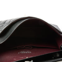 CHANEL - Sac bandoulière Timeless Classique 11.12 cuir caviar noir - Handbag