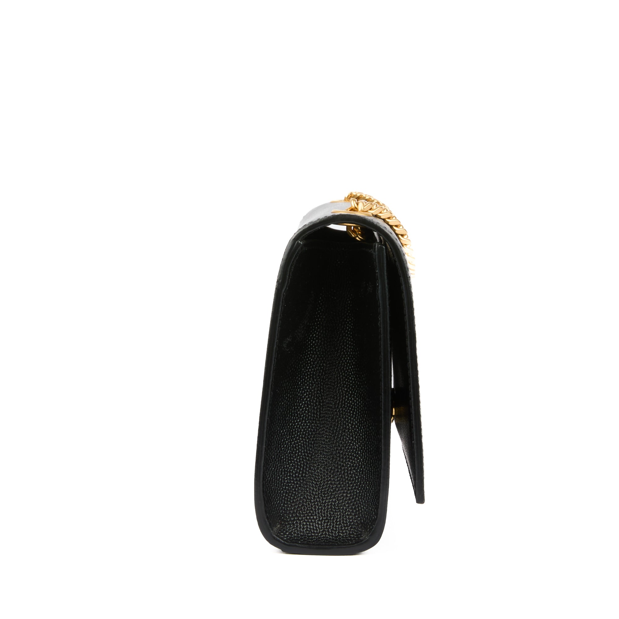 SAINT LAURENT - Sac bandoulière Mini Kate cuir noir - Handbag