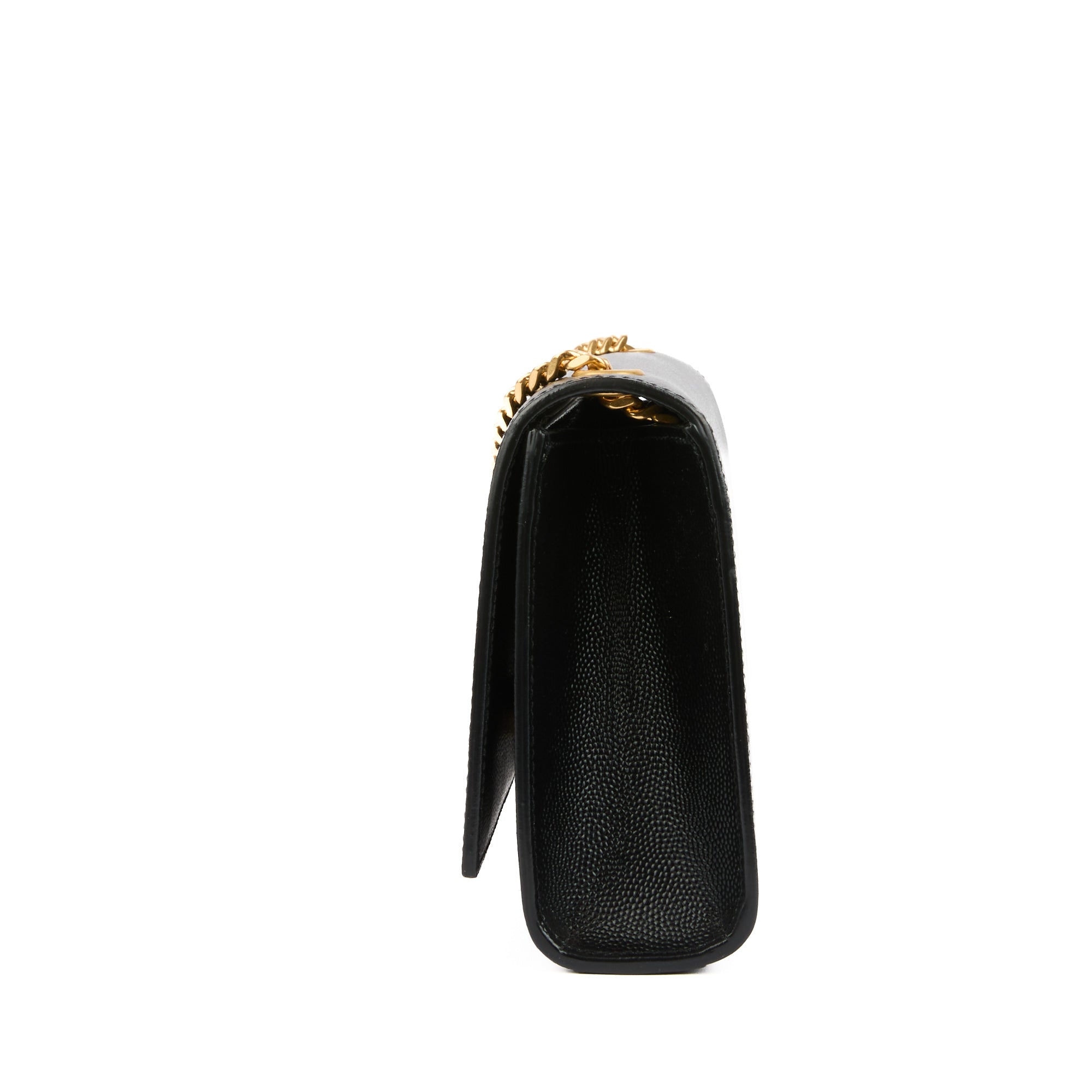 SAINT LAURENT - Sac bandoulière Mini Kate cuir noir - Handbag