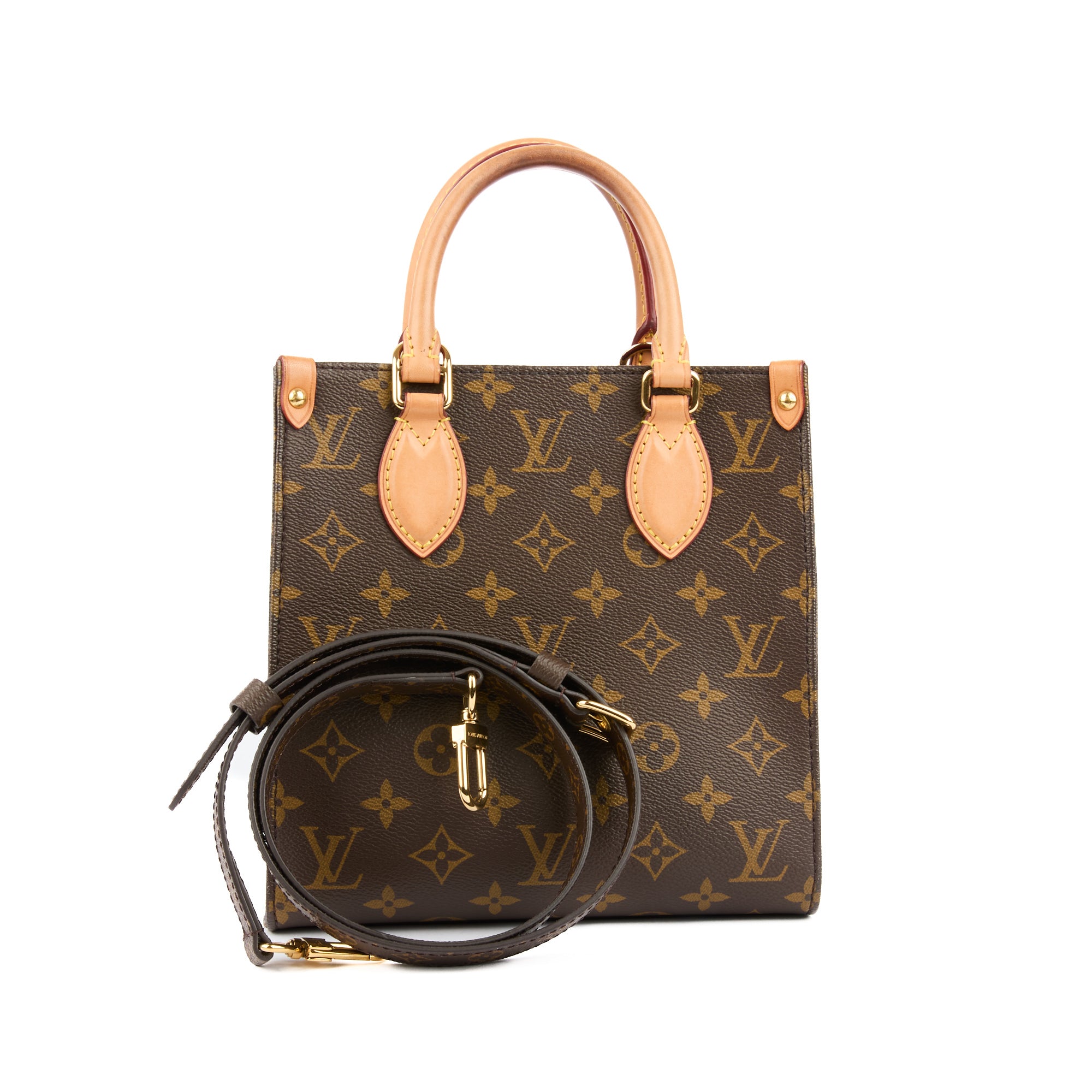 LOUIS VUITTON - Sac bandoulière Plat BB toile Monogram - Handbag
