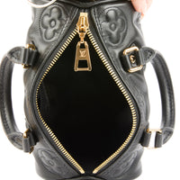 LOUIS VUITTON - Sac bandoulière Papillon BB cuir Bubblegram noir - Handbag