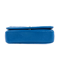 BURBERRY - Sac bandoulière Lola Small cuir bleu - Handbag