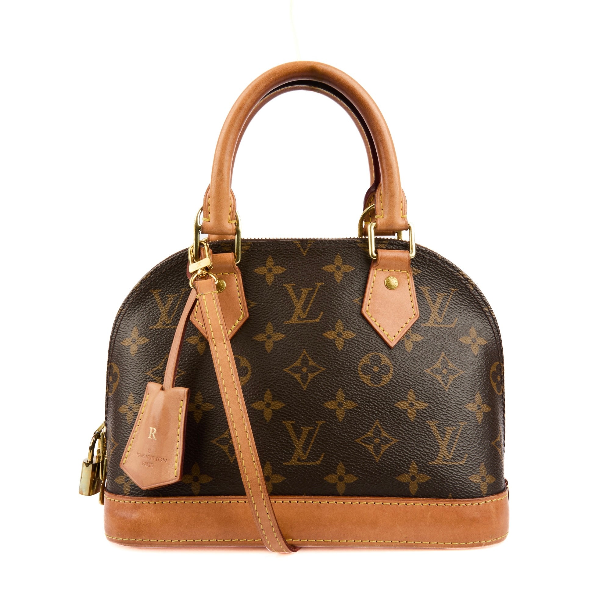 LOUIS VUITTON - Sac à main BB Alma toile Monogram - Handbag