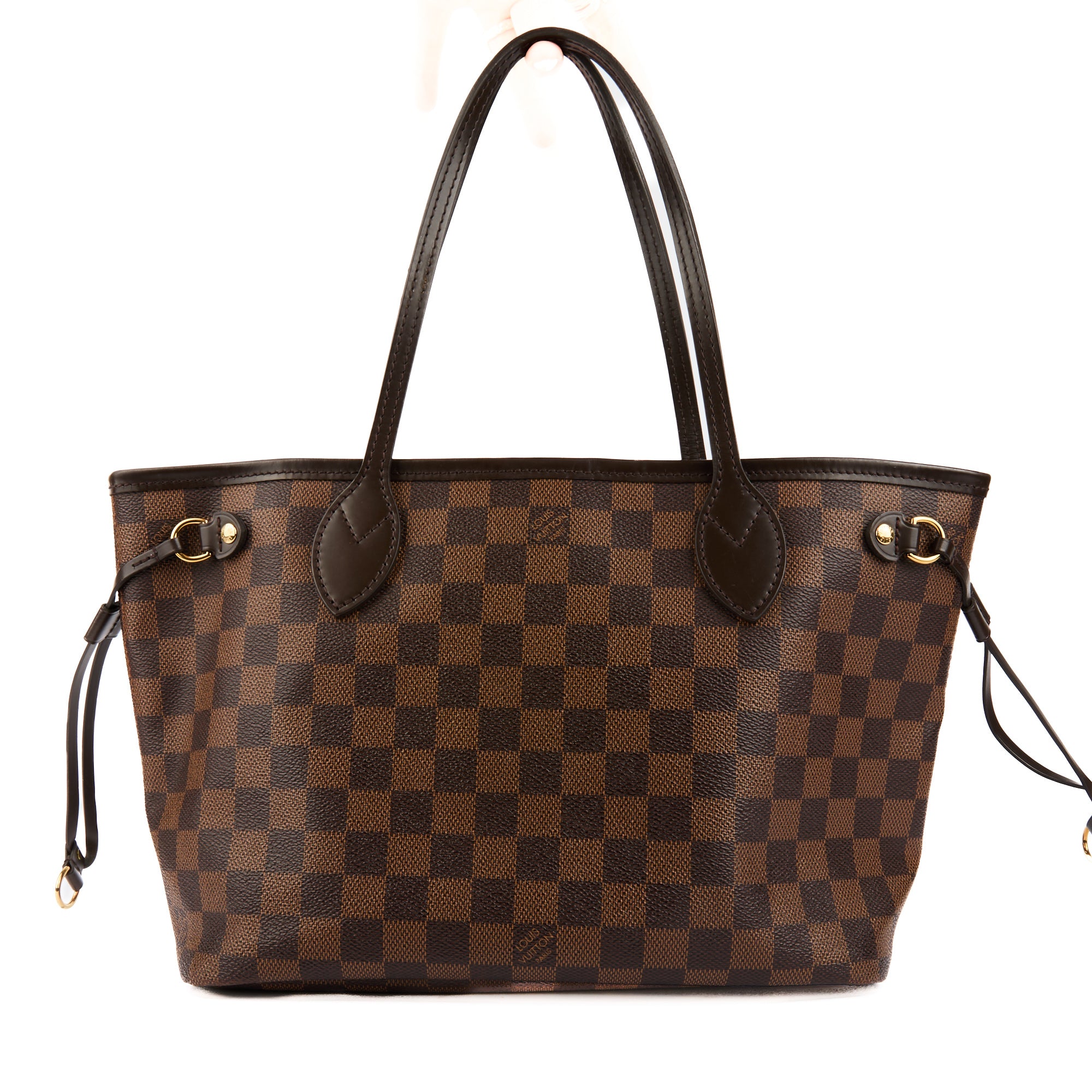 LOUIS VUITTON - Sac à main Neverfull PM toile damier - Handbag