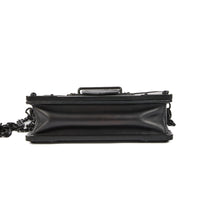PRADA - Sac bandoulière Cahier All black cuir saffiano noir - Handbag