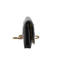 CHANEL - Sac à main Wallet on Chain 2.55 Charm Lucky cuir noir - Hand Shoulder Bag
