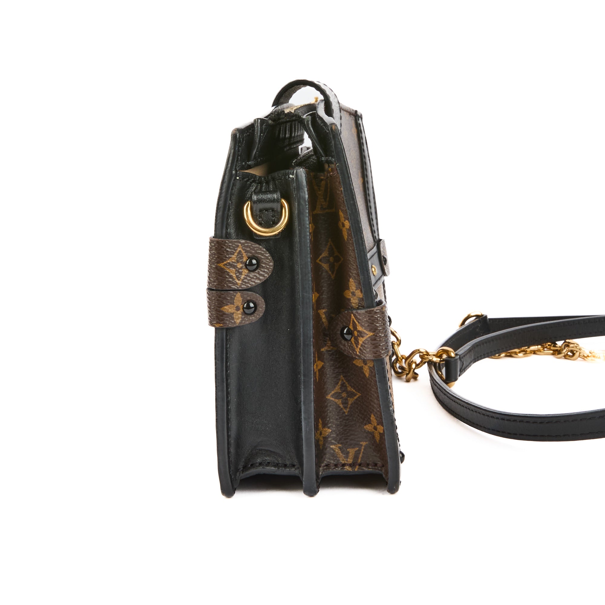 LOUIS VUITTON - Sac à main Pochette Trunk toile Monogram Reverse - Handbag