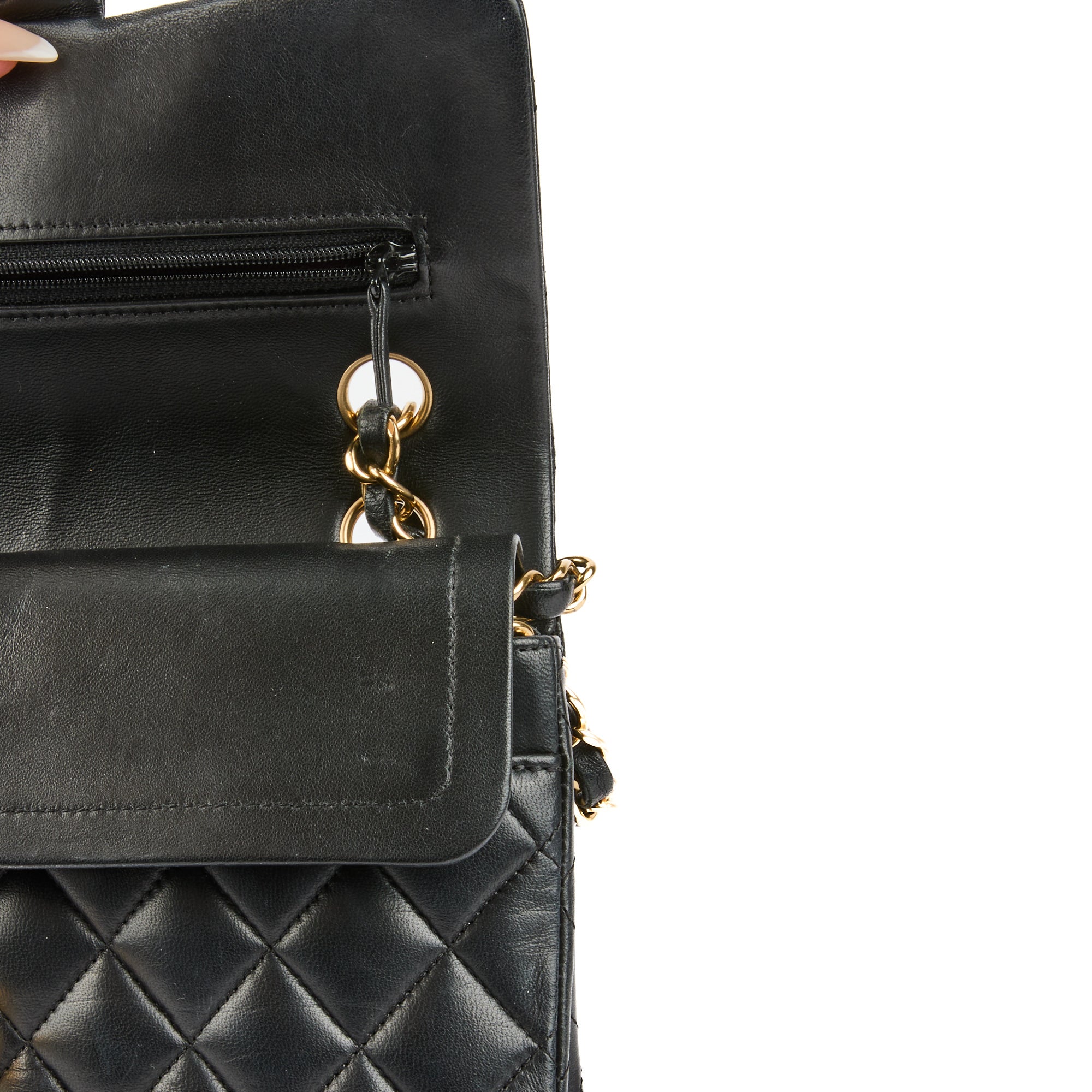 CHANEL - Sac bandoulière Timeless small cuir noir - Handbag