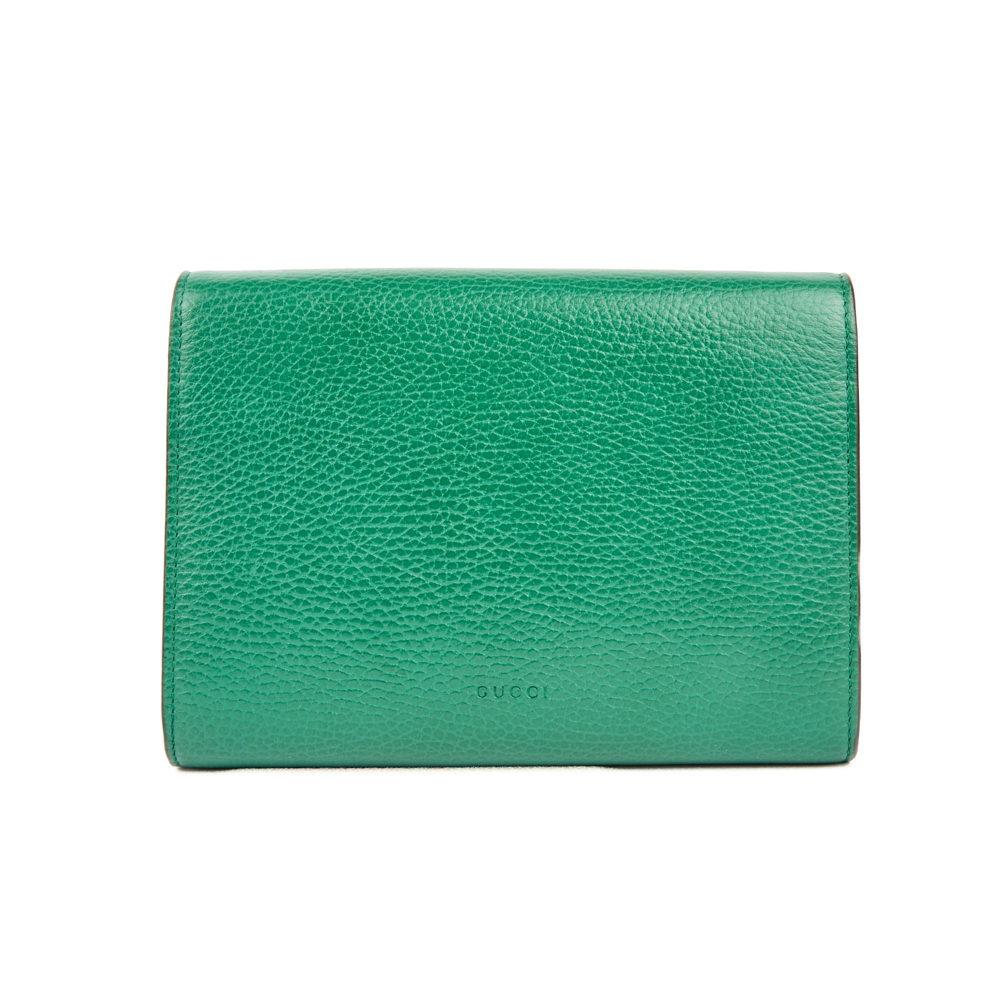 GUCCI - Sac bandoulière Wallet on chain Dionysus cuir vert - Handbag