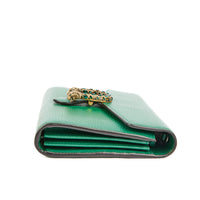GUCCI - Sac bandoulière Wallet on chain Dionysus cuir vert - Handbag