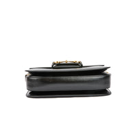 GUCCI - Sac bandoulière Horsebit 1955 cuir noir - Handbag