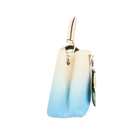 LOUIS VUITTON - Sac bandoulière Capucines MM Ombré cuir bleu - Handbag