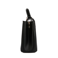 LOUIS VUITTON - Sac bandoulière Capucines BB Crystal cuir noir - Handbag