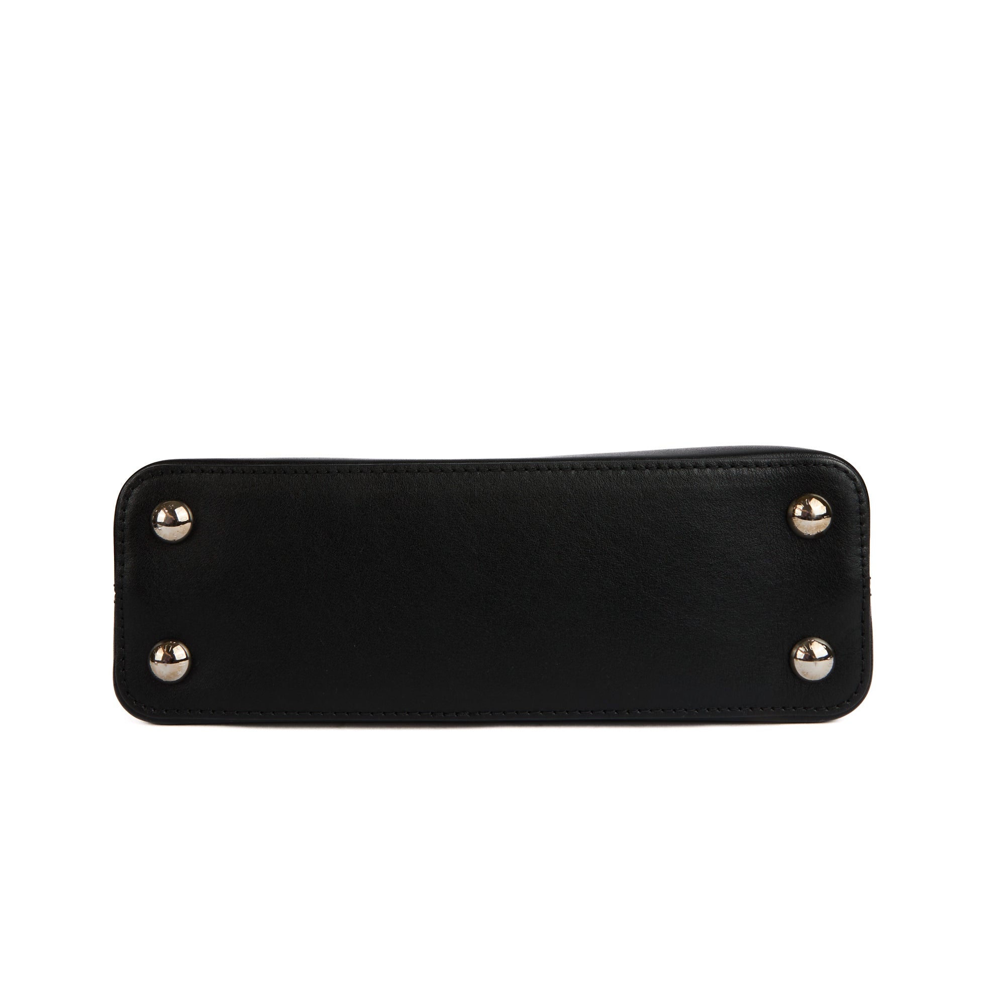 LOUIS VUITTON - Sac bandoulière Capucines BB Crystal cuir noir - Handbag