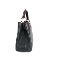 LOUIS VUITTON - Sac à main Capucines BB cuir bleu - Handbag