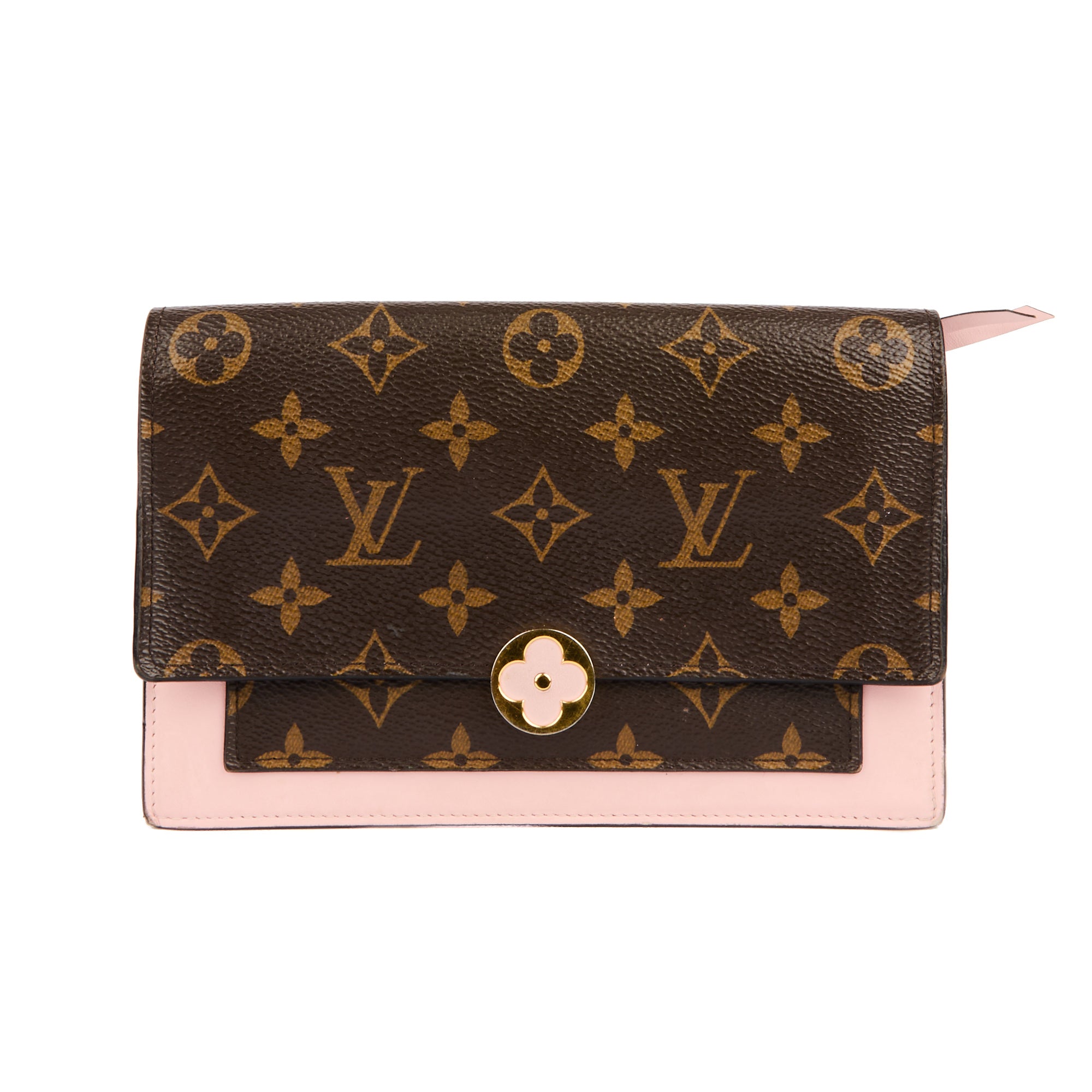 LOUIS VUITTON - Sac bandoulière Wallet on chain Flore toile Monogram - Handbag