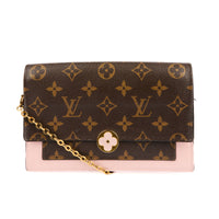 LOUIS VUITTON - Sac bandoulière Wallet on chain Flore toile Monogram - Handbag