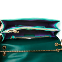 BVLGARI - Sac bandoulière Serpenti cuir vert - Handbag