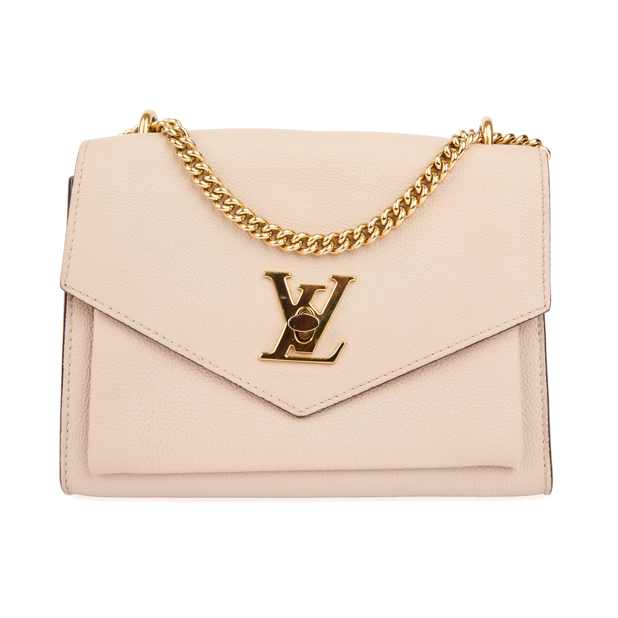 LOUIS VUITTON - Sac à main MyLockMe cuir rose - Handbag