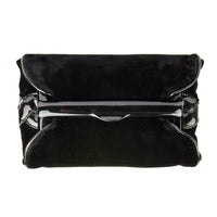 BOTTEGA VENETA - Pochette en velours noir - Pouch Clutch