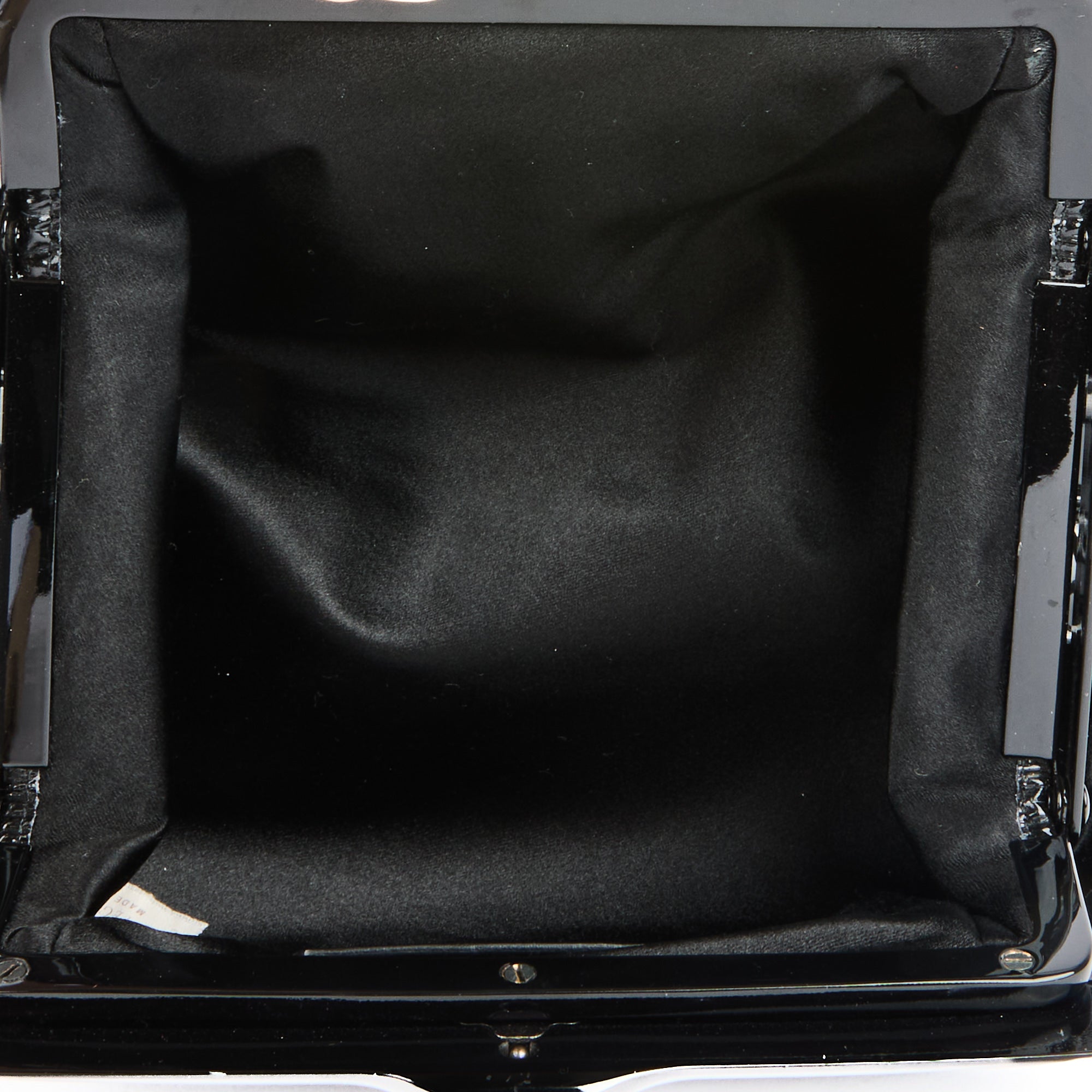 BOTTEGA VENETA - Pochette en velours noir - Pouch Clutch