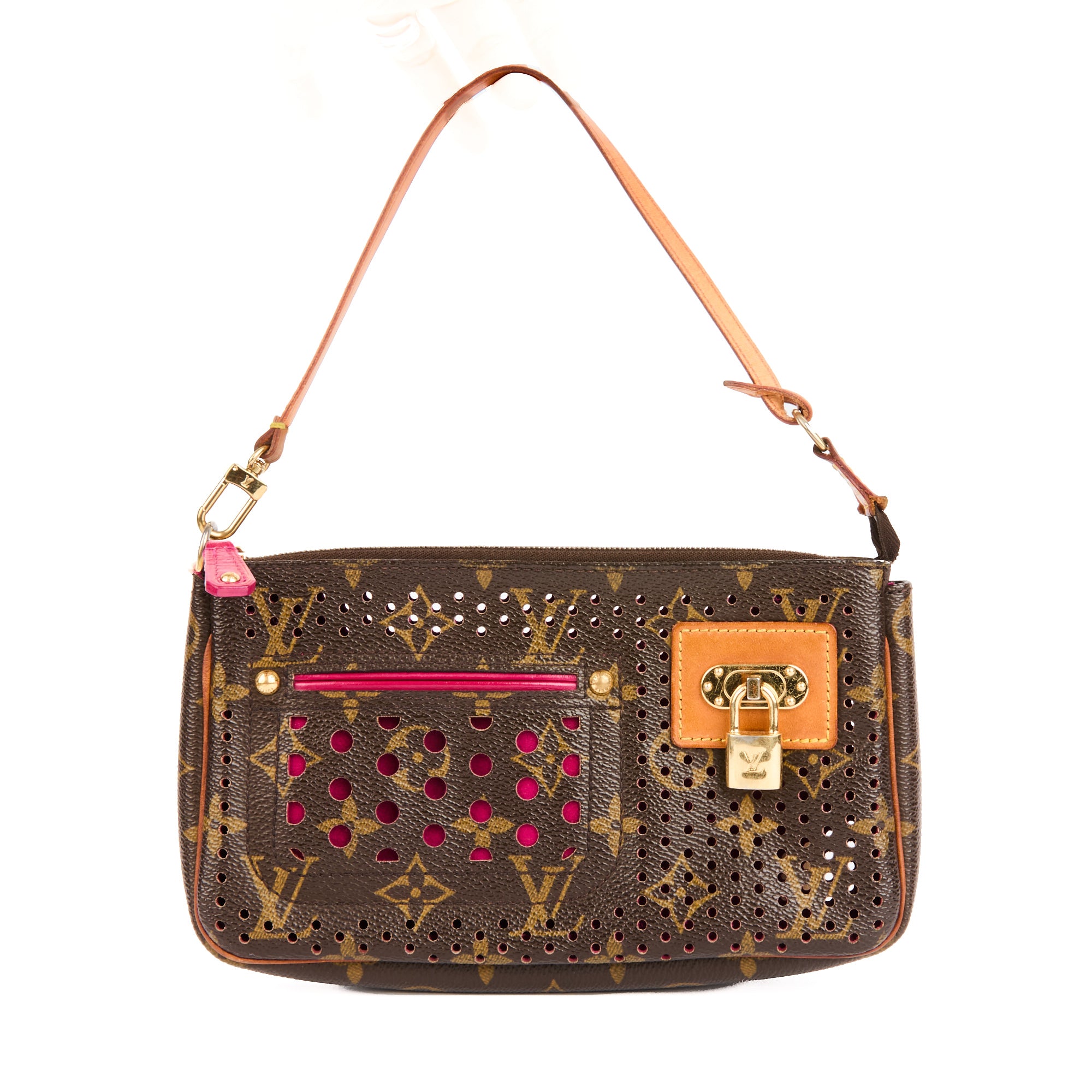 LOUIS VUITTON - Sac à main Perfo Pochette toile Monogram - Handbag