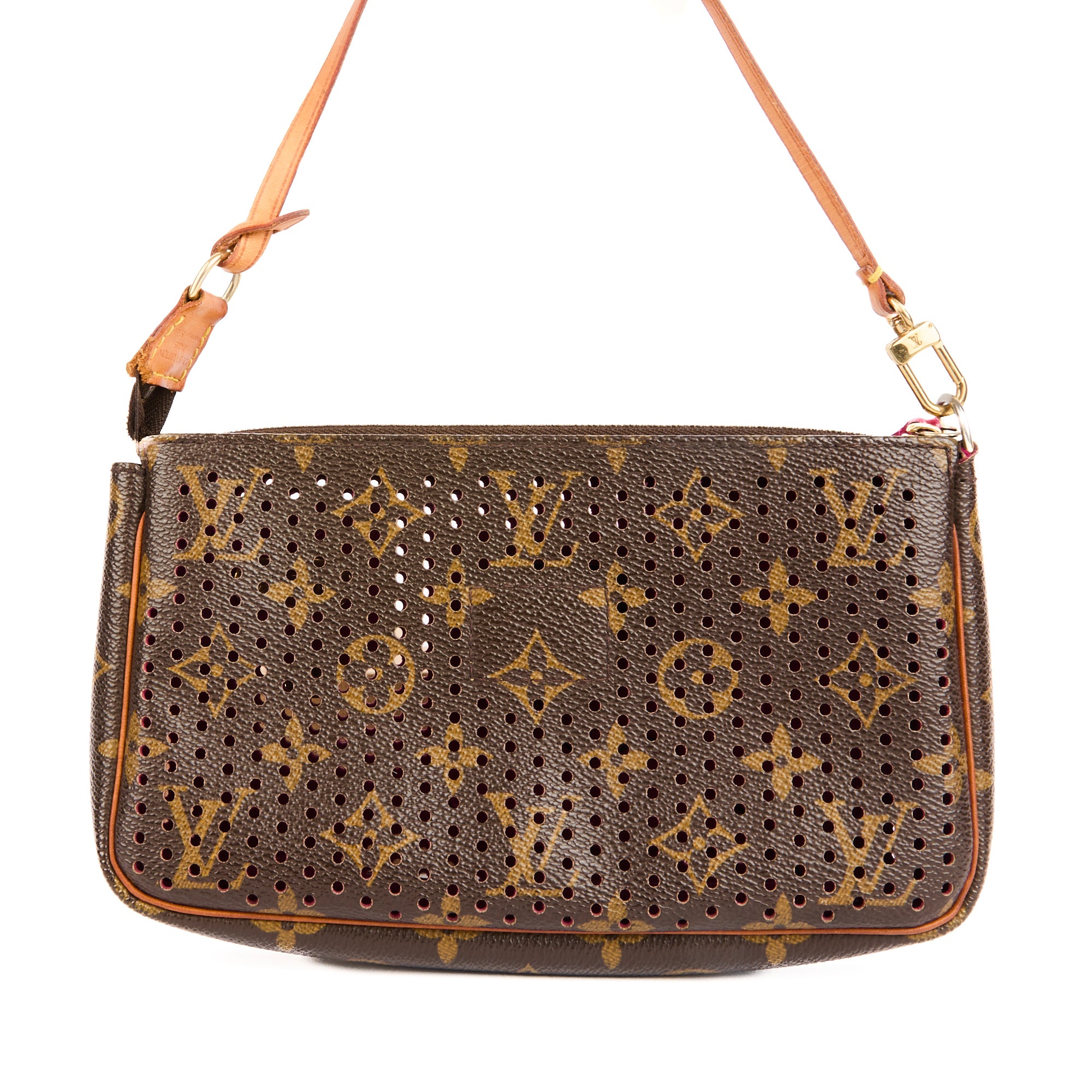 LOUIS VUITTON - Sac à main Perfo Pochette toile Monogram - Handbag