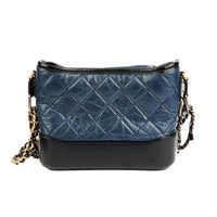 CHANEL - Sac bandoulière Gabrielle PM bicolore bleu noir - Handbag