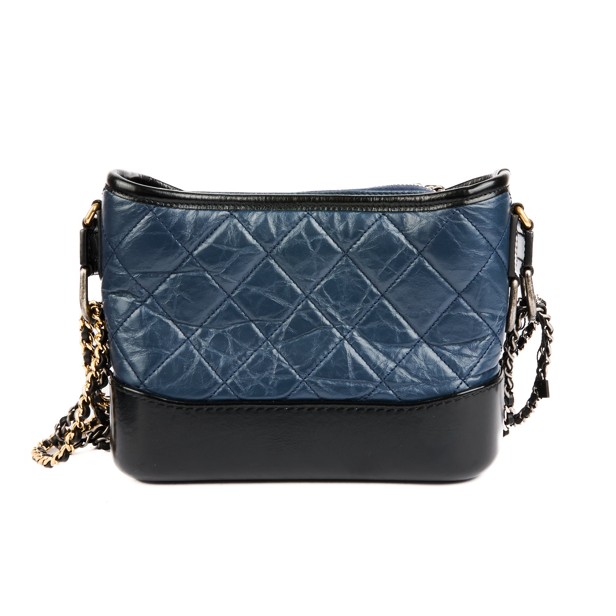 CHANEL - Sac bandoulière Gabrielle PM bicolore bleu noir - Handbag