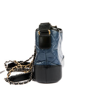CHANEL - Sac bandoulière Gabrielle PM bicolore bleu noir - Handbag
