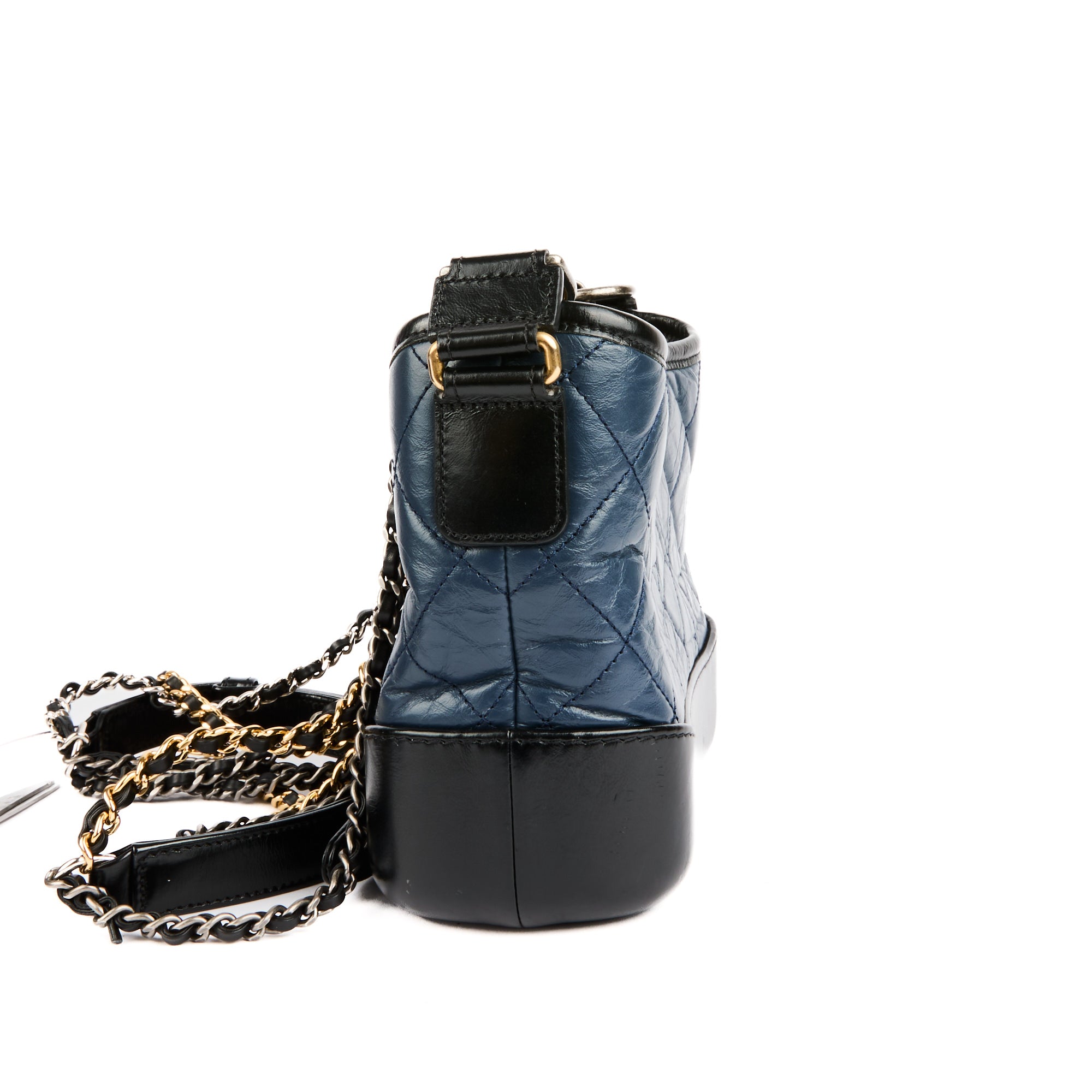 CHANEL - Sac bandoulière Gabrielle PM bicolore bleu noir - Handbag