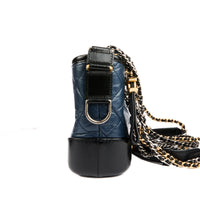 CHANEL - Sac bandoulière Gabrielle PM bicolore bleu noir - Handbag
