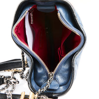 CHANEL - Sac bandoulière Gabrielle PM bicolore bleu noir - Handbag