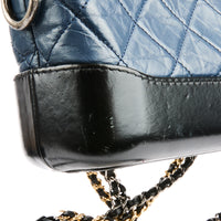 CHANEL - Sac bandoulière Gabrielle PM bicolore bleu noir - Handbag