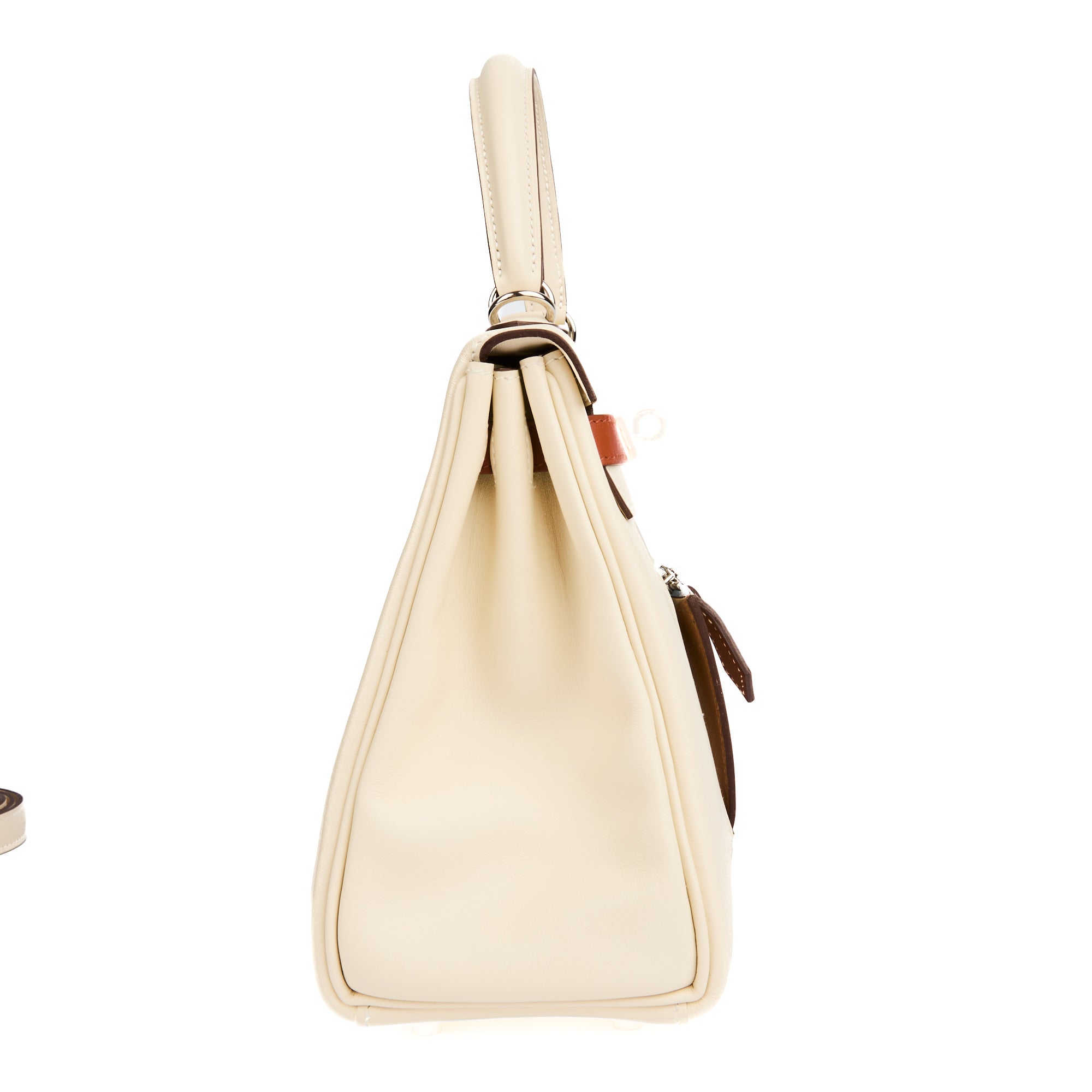HERMES - Sac à main Kelly 25 Colormatic cuir Swift nata - Handbag