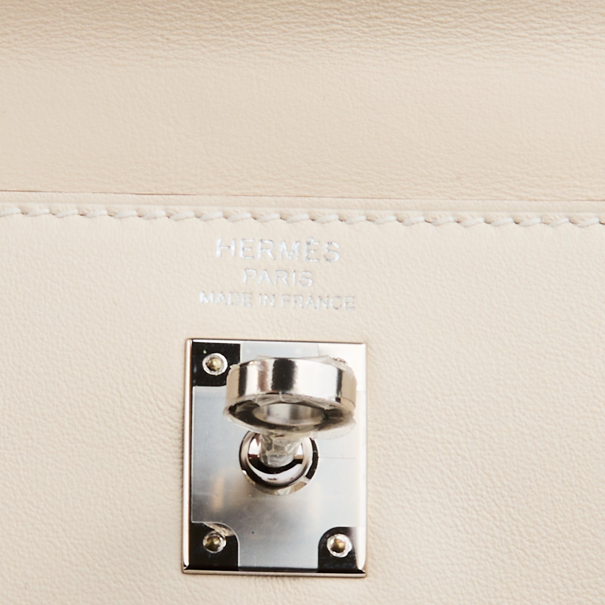 HERMES - Sac à main Kelly 25 Colormatic cuir Swift nata - Handbag