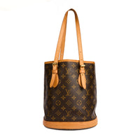 LOUIS VUITTON - Sac bandoulière Bucket en toile monogram - Handbag