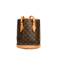 LOUIS VUITTON - Sac bandoulière Bucket en toile monogram - Handbag